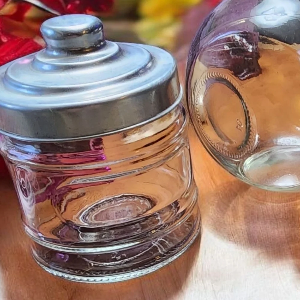 💖Set of 3 Glass Jars with Lids